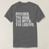 FischerFischer Familienaam Fischer achternaam Fisc T-shirt (Design voorkant)