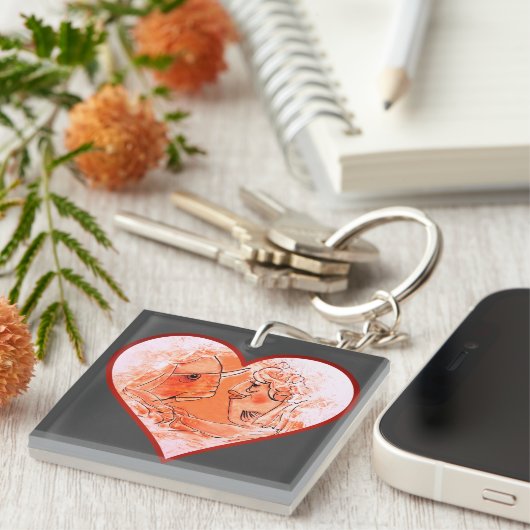 Fischpärchen Sleutelhanger (Voorkant Rechts)