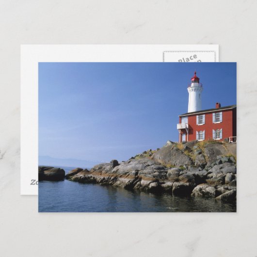 Fisgard Lighthouse in Fort Rodd Hill Briefkaart (Voorkant / Achterkant)