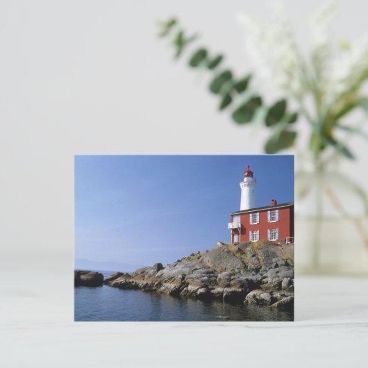 Fisgard Lighthouse in Fort Rodd Hill Briefkaart (Staand voorkant)