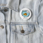 Fish Ain't Veggie Button (In situ)