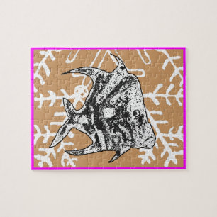 Fish Angel 905 jGibney Het MUSEUM Zazzle Gifts Legpuzzel