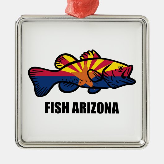 Fish Arizona Metalen Ornament (Voorkant)