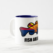 Fish Arizona Tweekleurige Koffiemok (Voorkant links)