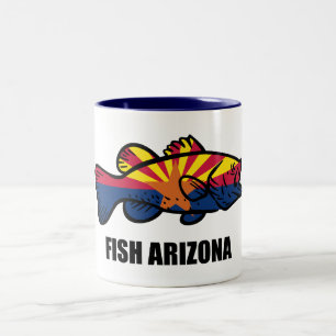 Fish Arizona Tweekleurige Koffiemok