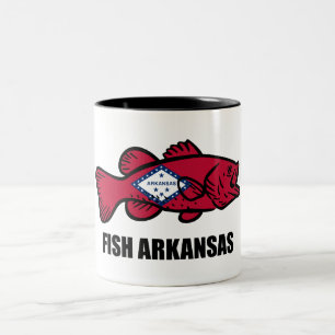 Fish Arkansas Tweekleurige Koffiemok