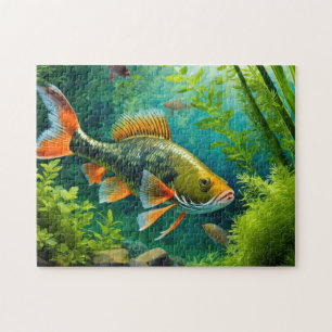 Fish Art 1 Vet en Mooi Jigsaw Puzzel Intern