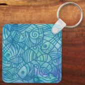 Fish Blues Sleutelhanger (Achterkant)
