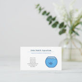 Fish Bowl & Aquarium Installatie & Onderhoud Visitekaartje (Staand voorkant)