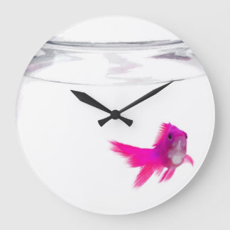 Fish Bowl Clock Grote Klok
