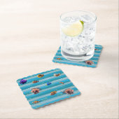 Fish Bowl Papier Onderzetters (Insitu)