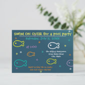 Fish & Bubbles - Invitation pour une fête au bord  (Debout devant)
