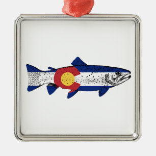 Fish Colorado Metalen Ornament