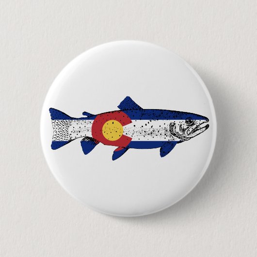 Fish Colorado Ronde Button 5,7 Cm (Voorkant)