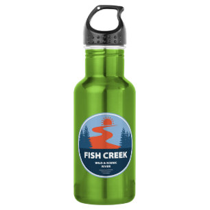 Fish Creek Wild en Schilderachtig River Oregon Waterfles