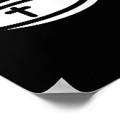 Fish Cross Jesus Christian Prayers Mens Womens Poster (Hoek)