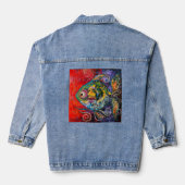 Fish Denim Jeans Jas Denim Jacket (Achterkant)