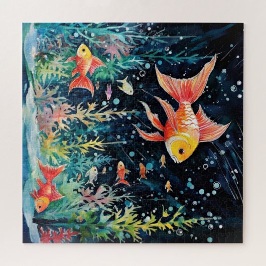 Fish Dreamland, aquariumperfectie, Legpuzzel (Horizontaal)