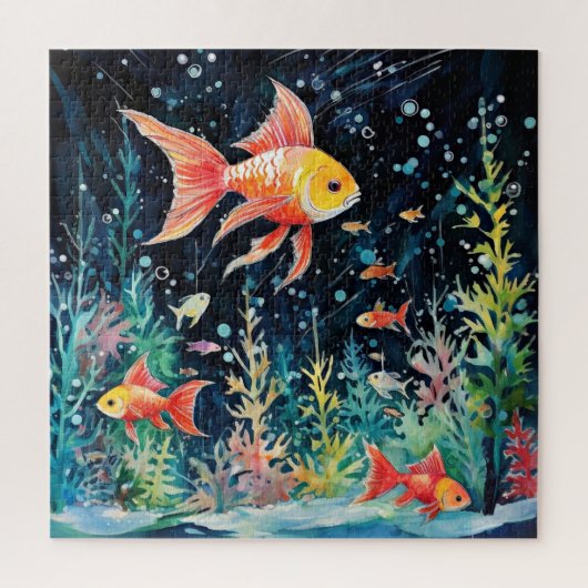 Fish Dreamland, aquariumperfectie, Legpuzzel (Verticaal)
