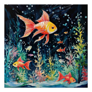 Fish Dreamland, aquariumperfectie, Perfect Poster