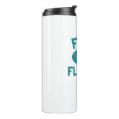 Fish Florida Kleuren Thermosbeker (Gedraaid links)