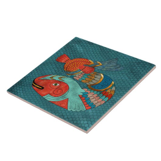 Fish Folk Tegeltje (Zijkant)