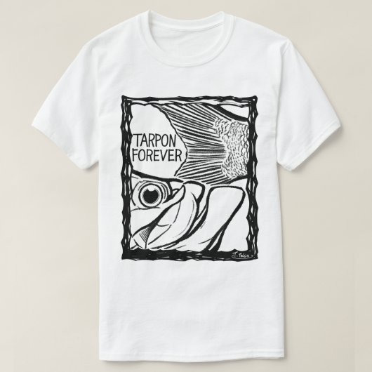 Fish Forever EYES :TARPON T-shirt (Design voorkant)