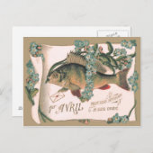 Fish Forget-Me-Not Letter Briefkaart (Voorkant / Achterkant)