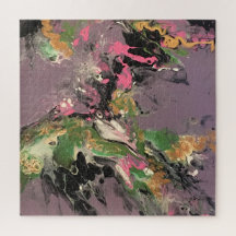 Fish Fry Acryl Giet Canvas Schilderij