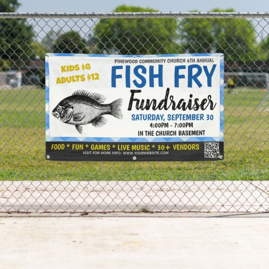 Fish Fry Fundraiser Banner (Insitu)