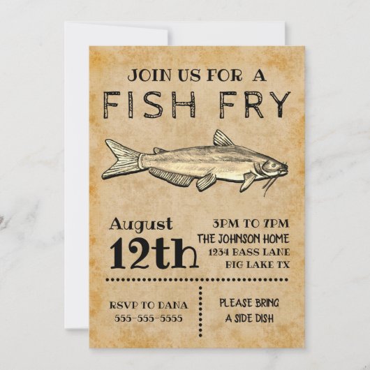 Fish Fry Invitation (Devant)