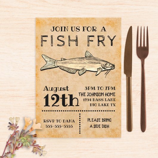 Fish Fry Invitation