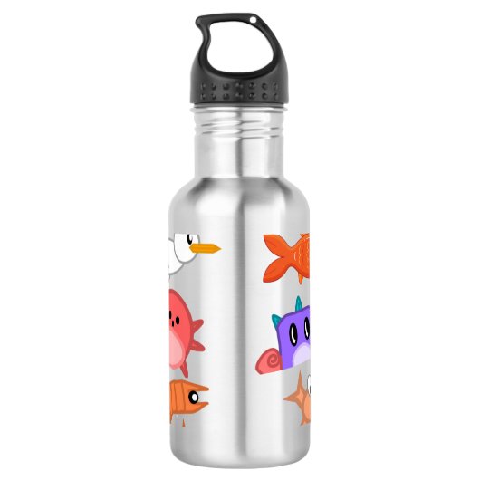 Fish Game Waterfles (Achterkant)