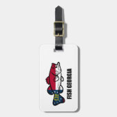 Fish Georgia Bagagelabel (Voorkant verticaal)