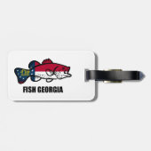 Fish Georgia Bagagelabel (Achterkant horizontaal)