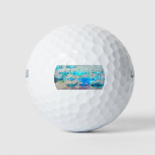 Fish Golf Ball Golfballen (Voorkant)