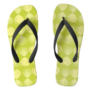 Fish Head Leaves Nieuwe Kiwi Citroen Teenslippers