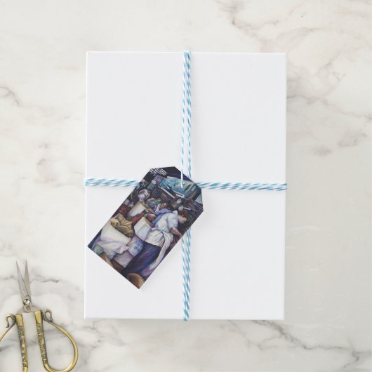 Fish Head Soup, Singapore Cadeaulabel (Met Touw)