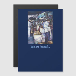 Fish Head Soup, Singapore Magnetische Uitnodiging