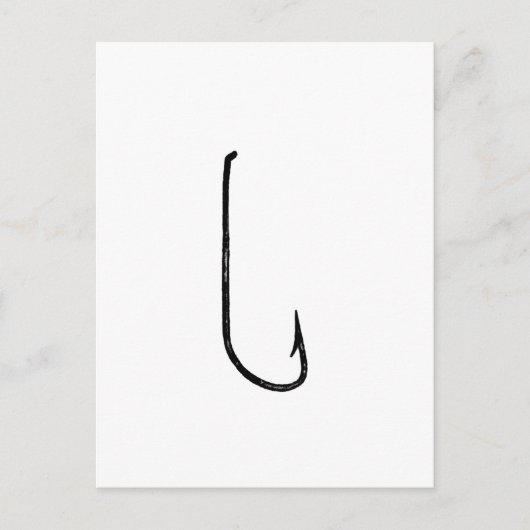 Fish Hook Briefkaart (Voorkant)