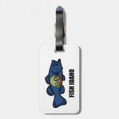 Fish Idaho Bagagelabel (Achterkant verticaal)