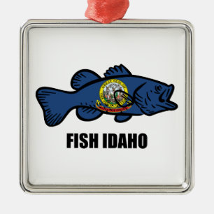 Fish Idaho Metalen Ornament