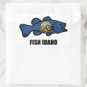 Fish Idaho Rechthoekige Sticker (Tas)