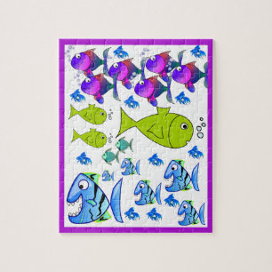 Fish Jigzaag Puzzle Legpuzzel