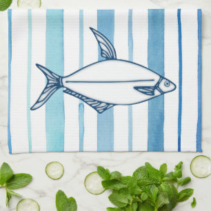 Fish Kitchen Towel Theedoek