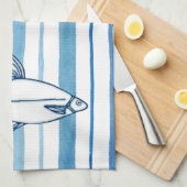 Fish Kitchen Towel Theedoek (Quarter Fold)