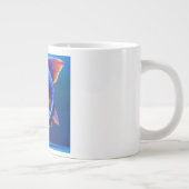 Fish Logo Mug | Cute & Minimal Aquatic Design Extra Grote Beker (Rechts)