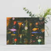 Fish Magic, Infinity Stippen van After Paul Klee Feestdagenkaart (Staand voorkant)