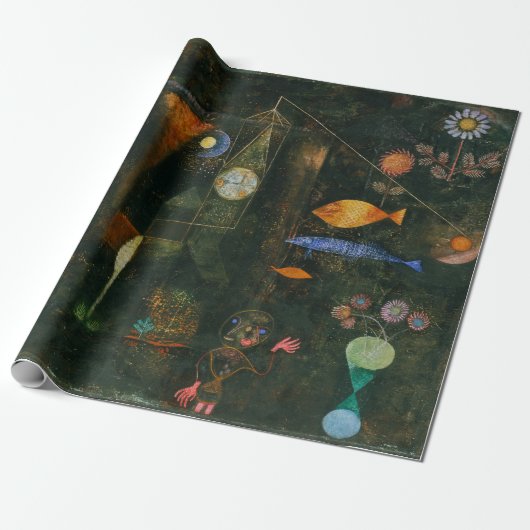 Fish Magic - Paul Klee Cadeaupapier (Uitgerold)