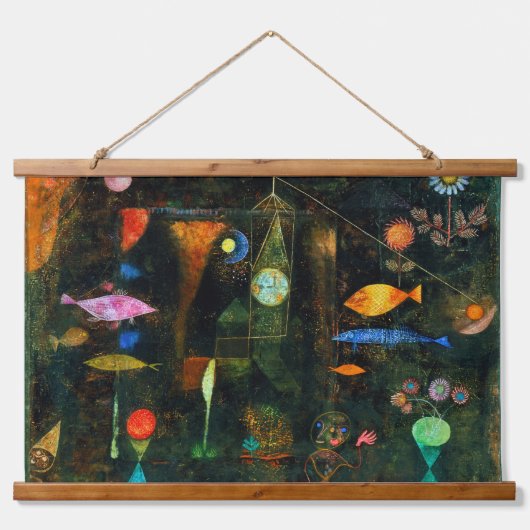 Fish Magic, Paul Klee Hangend Wandkleed (Voorkant)